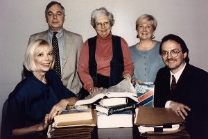 Jeanne Vertefeuille, center, and other members of the team that tracked down Aldrich Ames. [nytimes.com / CIA]